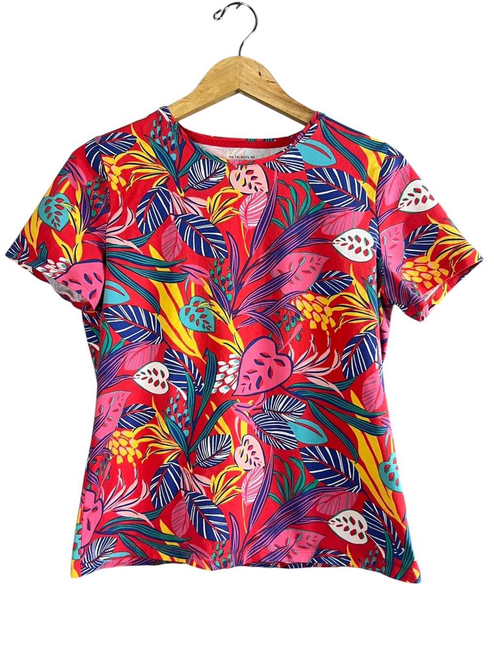 The Talbots Tee Tropical Shirt Size L